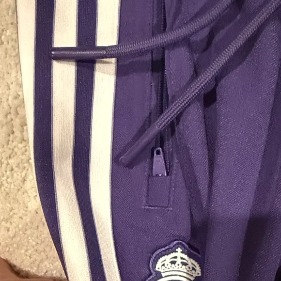 adidas Official Garment of Real Madrid Purple Track Jacket & Pants Set